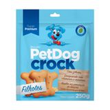 Biscoito Pet Dog Crock para Cães Filhotes 250g