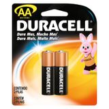 Pilha Alcalina AA Duracell - Cartela com 2 pilhas