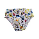 Kit 12 Cueca Infantil Rebatida Estampada Malha Algodão