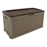 Baú Rattan Multiuso Dobrável 335L Marrom 558812 Belfix