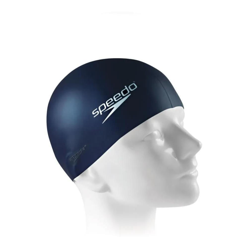 Touca Natação Speedo Ad Elanca Silicone C18009 Marinho