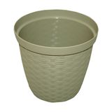 Cachepô FG Okla Rattan Cinza Taupe - 1,7L