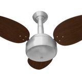 Ventilador de Teto Venti-Delta Miray com 3 Pás Tabaco / Prata 220V