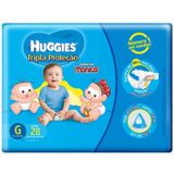 Fralda Turma da monica huggies G 28 UN