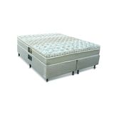 Cama Box + Colchão Castor King Size Molas Pocket Class One Face 193x203x65cm