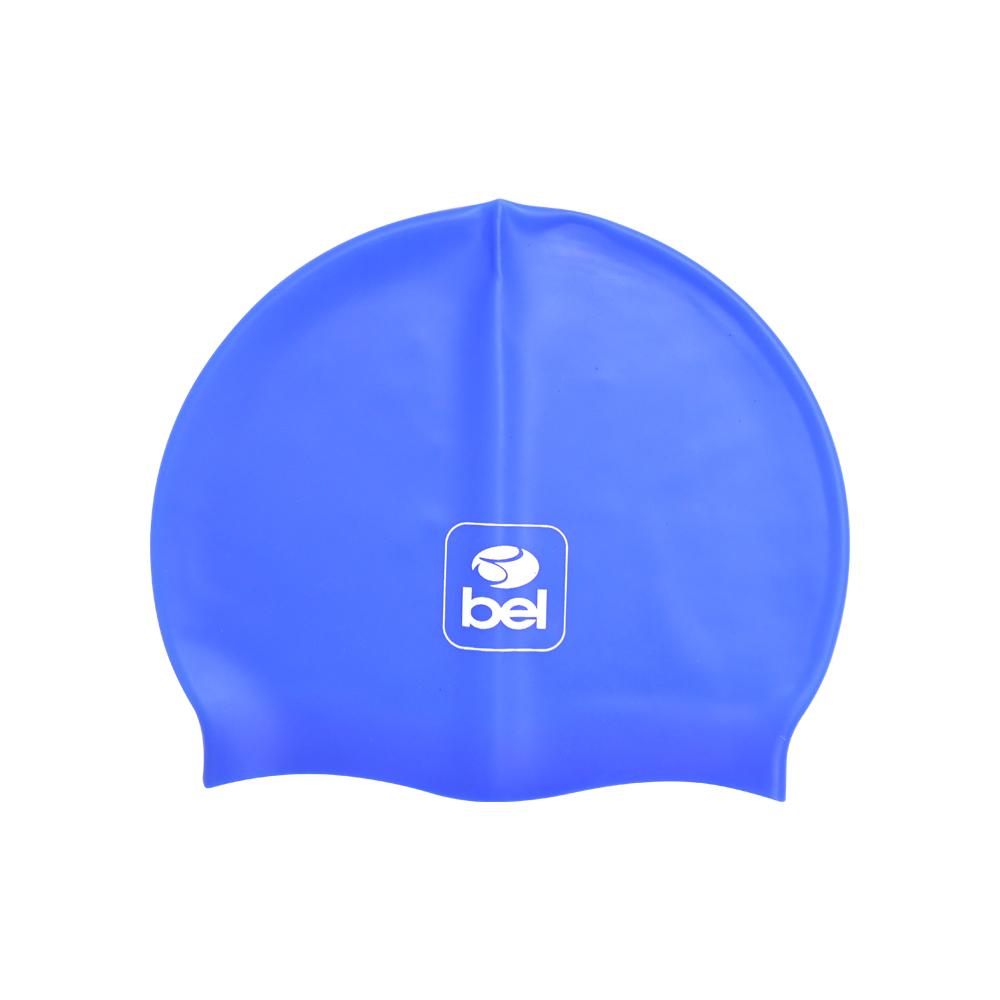 Touca De Natação Silicone  Jovem E Adulto Praia Piscina Bel - Azul