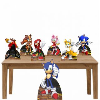 Display Sonic Amy Rose, Totem Enfeite de Aniversario