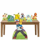 Kit Decoração de Festa Totem Display Pokemon - 7 Peças