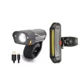 Lanterna Bike Farol Lanterna Sinalizador Recarregável Usb