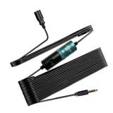 Microfone Lapela Celular Profissional Stereo P3 C/cabo 6mts