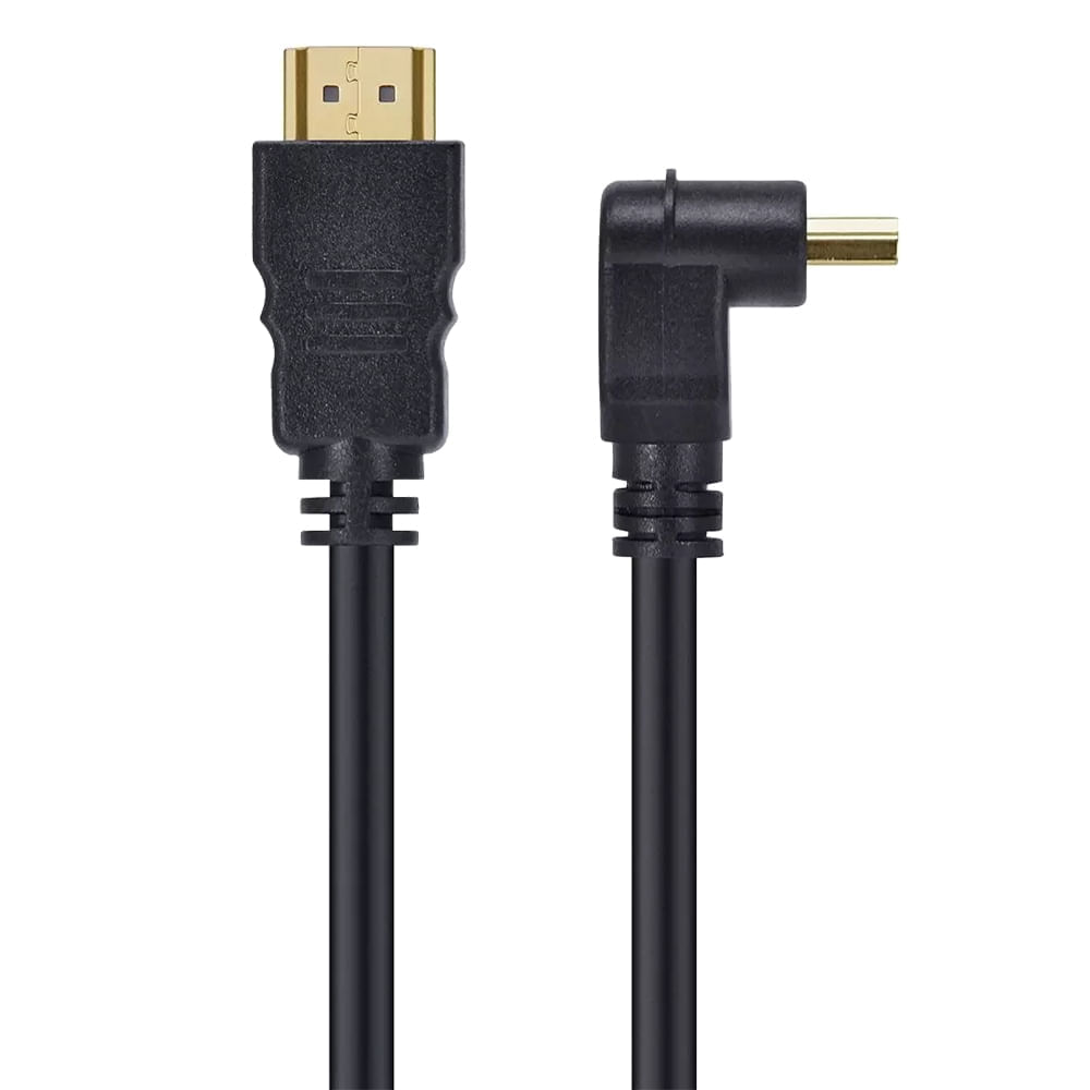 Cabo Hdmi 2.0 4K Ultra Hd 3D Vinik Conexão Ethernet Conector 90 Graus 10M