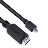 Cabo Mini DisplayPort Macho Para HDMI 2.0 Pcyes 4K 2M