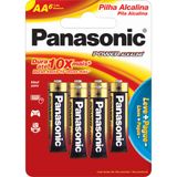 Pilha Alcalina Aa 1,5v Lr6xab/l6p5192 Panasonic (cartela Com 6 Unid.) Pilhas) Panasonic - Car / 6