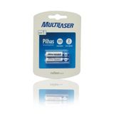 Pilhas Recarregaveis AAA Multilaser 1000mAH com 2 Unidades - CB051 - CB051