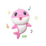 Baby Shark Brinquedo Doo Doo Shark Musical 18CM Pink