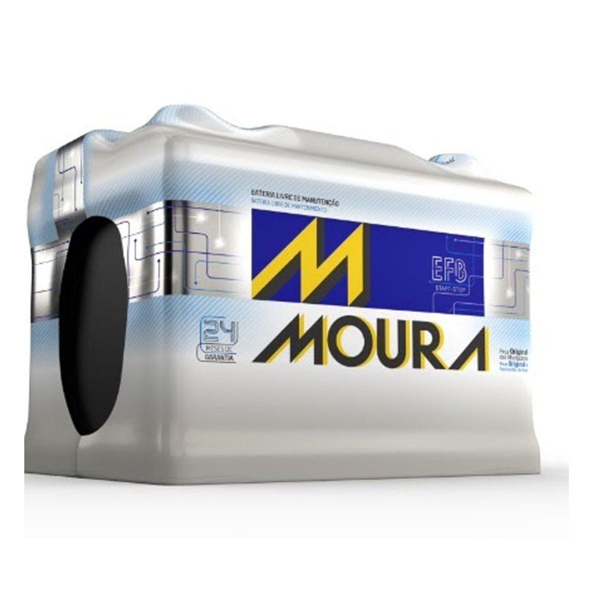 Bateria Automotiva Moura 70AH M70KD MGE