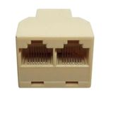 Adaptadores Duplicador Cabo Rede Internet Rj45 Fêmea 1xrj45