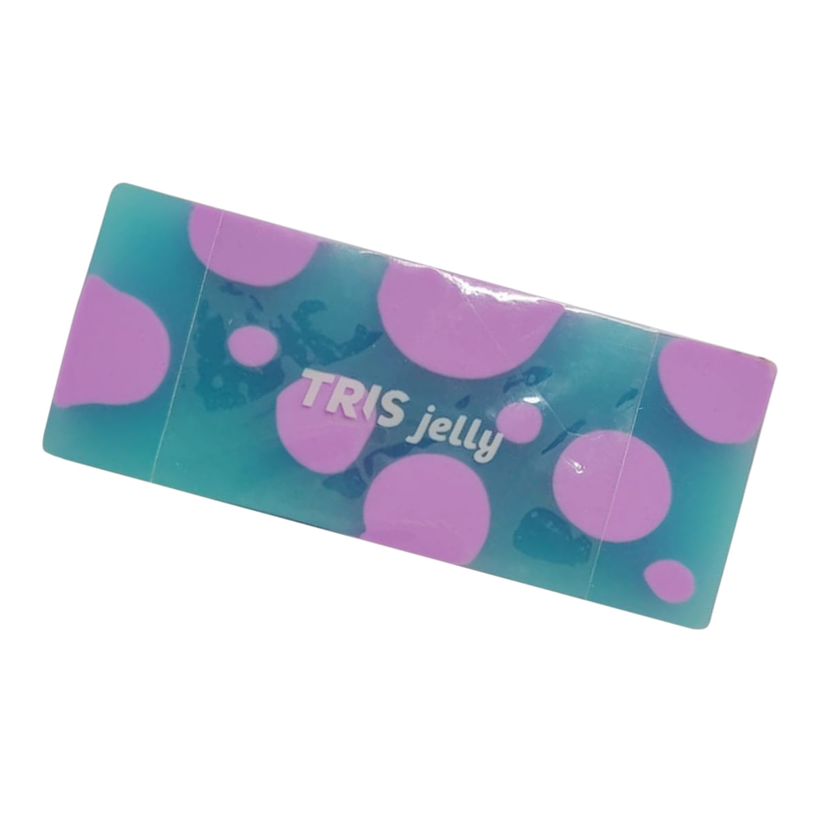 Borracha Jelly  Colorida Textura Super Macia - Tris