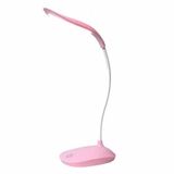 Abajur Rosa Luminaria De Mesa Quarto Articulével Com Base Touch