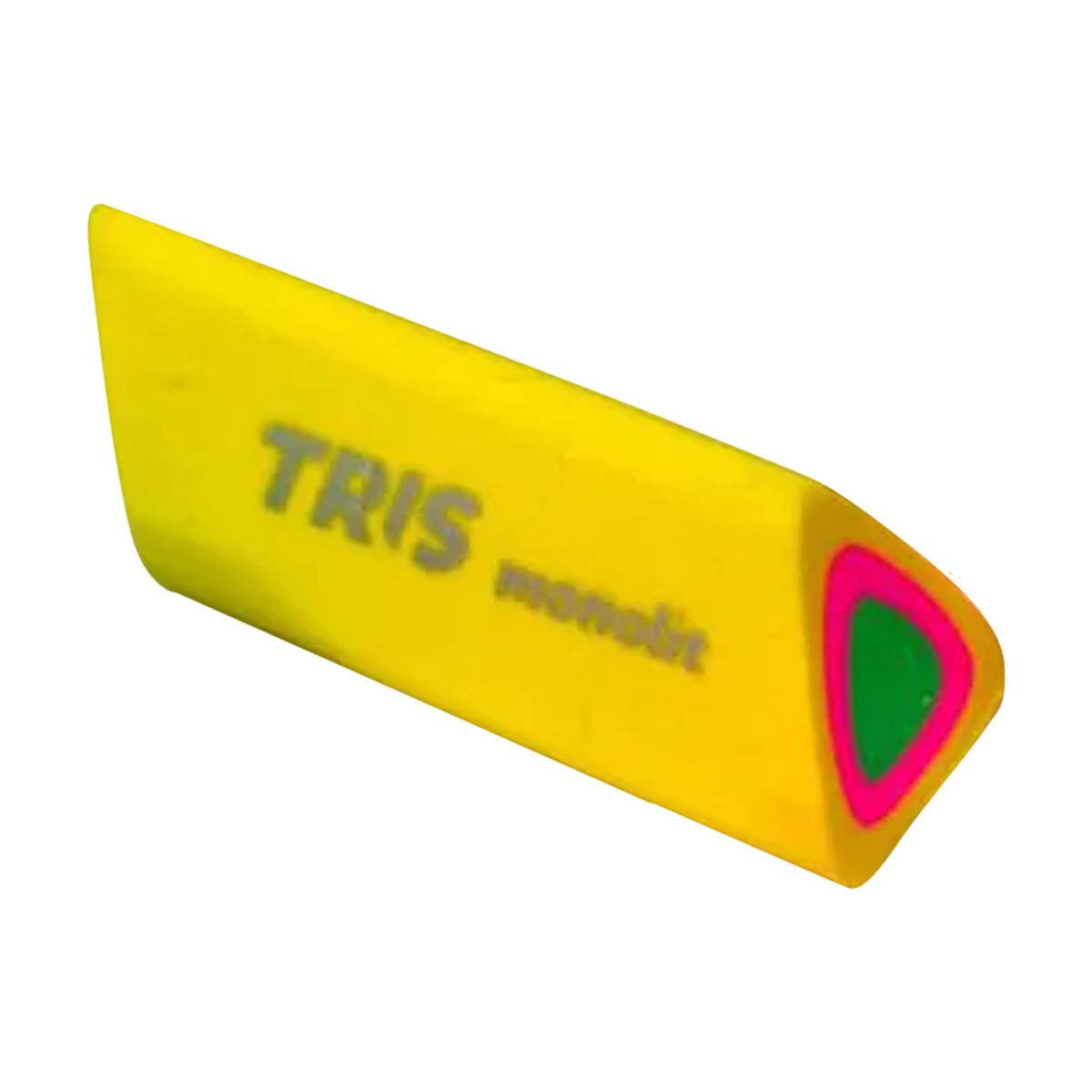 Borracha Plástica Monolit Corpo Triangular Cores Neon - Tris