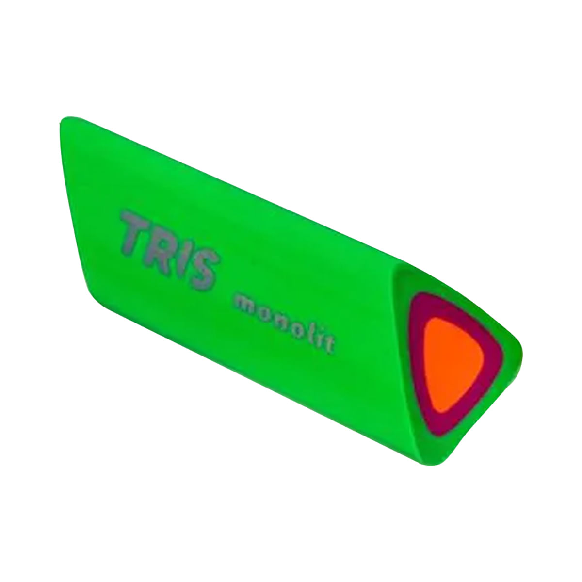 Borracha Plástica Monolit Corpo Triangular Cores Neon - Tris
