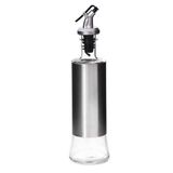 Porta Azeite Vinagre De Vidro E Inox Com Dosador 300ml