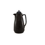 Garrafa Termica Bambu Plastico Preta 1 Litro Lyor