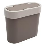 Lixeira De Pia Flat Coza 2,8l Cinza