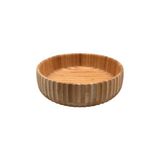 Bowl De Bambu Canelado 22x06 Cm