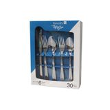 Faqueiro Aço Inox Angra 30 Peças - Hercules