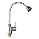 Torneira Gourmet Monocomando Flexível Cozinha Cromada/preta