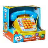 Mini Telefone Sonoro Galinha Pintadinha Com Som Elka 1087