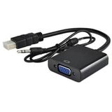 Cabo Adaptador Hdmi Para Vga Cabo P2 720p X 1080p