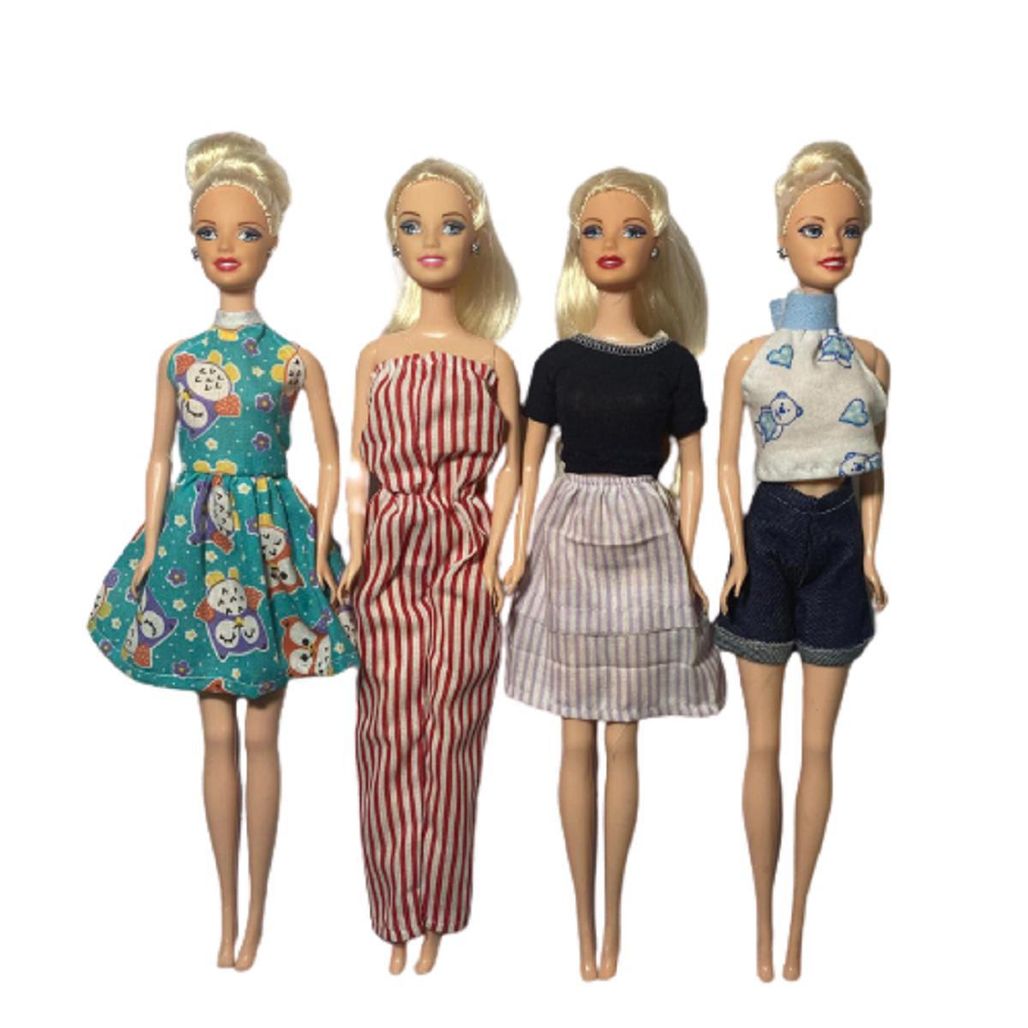 Kit 10 Roupas Roupinhas Para Boneca Barbie Vestido Boneca - Carrefour