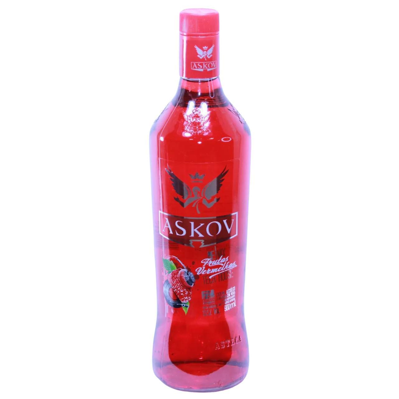 Vodka Askov Frutas Vermelhas 900ml Carrefour