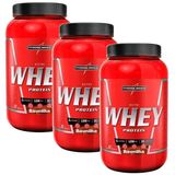 Kit 3X Nutri Whey Protein - 907g Baunilha - IntegralMédica