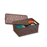 Caixa Organizadora Mandala Marrom 3.5l 1892 - Monte Líbano