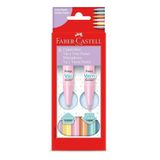 Canetinha Vai E Vem Pastel 6 Cores 15.0906vvzf-faber Castell