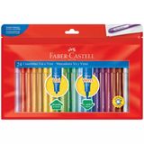 Canetinha Vai E Vem Com 24 Cores 150124vvzf - Faber Castell