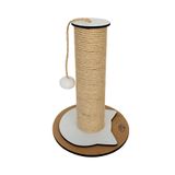 Arranhador Hello Pet Sisal Barcelona Branco Para Gatos