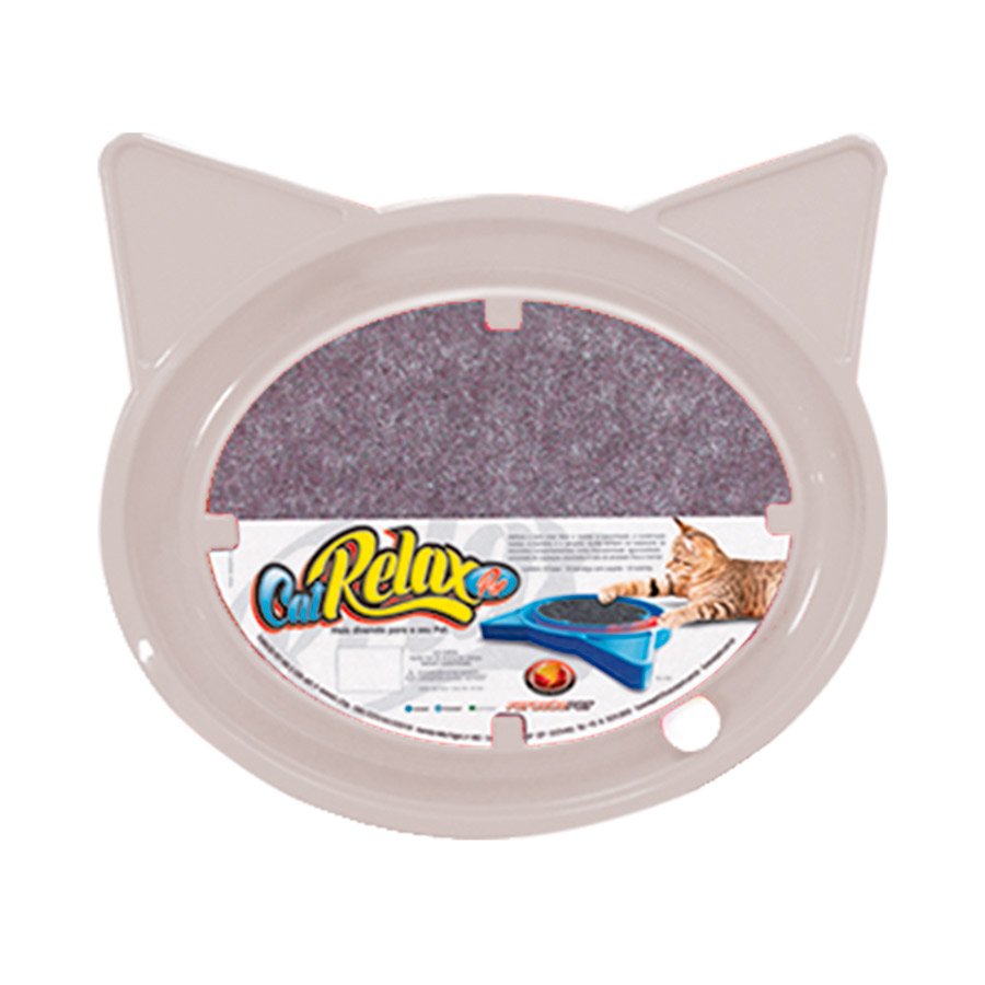 Brinquedo Arranhador Furacão Pet Relax Pop Cinza Para Gatos