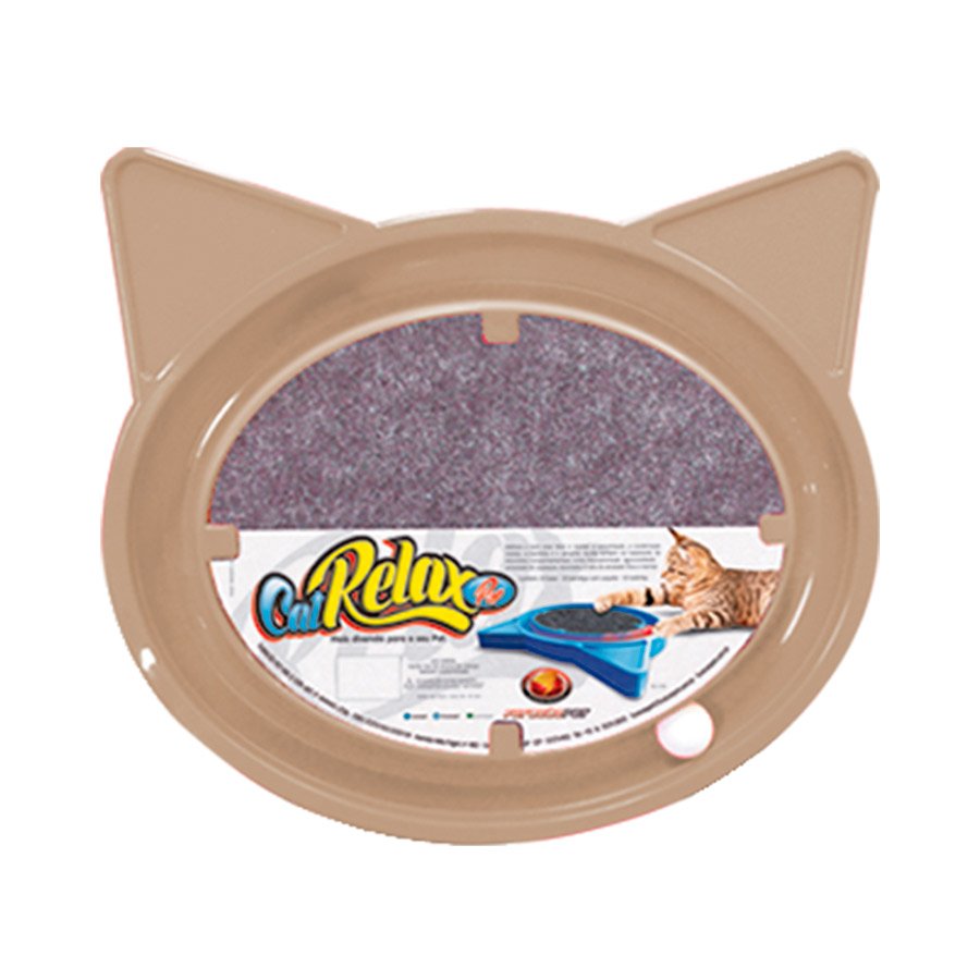 Brinquedo Arranhador Furacão Pet Relax Pop Marrom Para Gatos