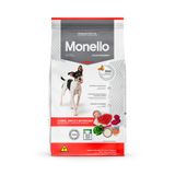 Ração Monello Para Cães Adultos De Porte Pequeno Sabor Carne, Arroz E Beterraba - 10,1kg