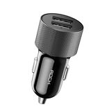 Carregador Veicular Rock H3 2 Portas Usb 5v/2.4a - Preto