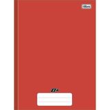 Caderno Brochura Capa Dura 96 Folhas D+ Vermelho - Tilibra