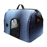 Bolsa de Transporte I Love Pet Jeans para Cães e Gatos - Tamanho G