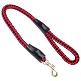 Guia Roliça AMF Cães Xadrez Vermelho e Preto - 2 (100cm)