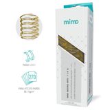 Wire-o Para Encadernadora Mimo Binding  - Dourado - 1 1/4 In - 12 Unids