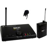 Microfone Wireless Sem Fio Uhf De Lapela Mini-Iii Bivolt Skp