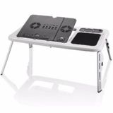 Mesa Dobrável Notebook USB 2 Cooler Mousepad Folding Table